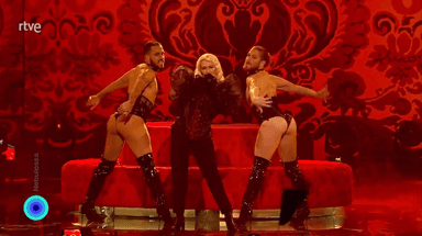 image en direct RTVE nebulossa chante zorra a benidorm fest