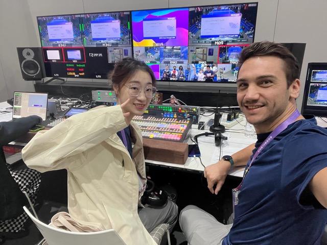 Bastien Bracq-Paquot et son épouse.