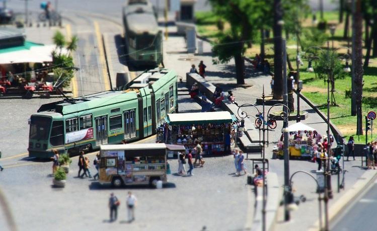 tramway vert à rome