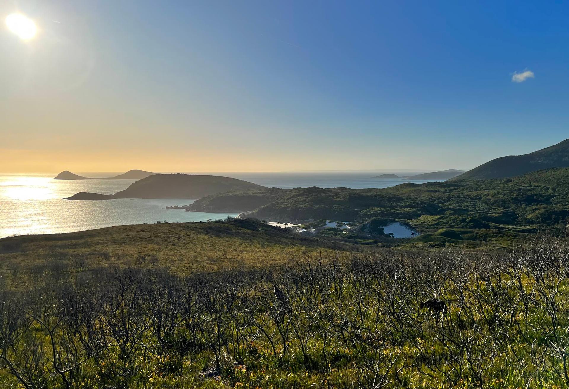 Magnifique vue entre Mer et Montagnes, depuis la balade Tidal Overlook Circuit