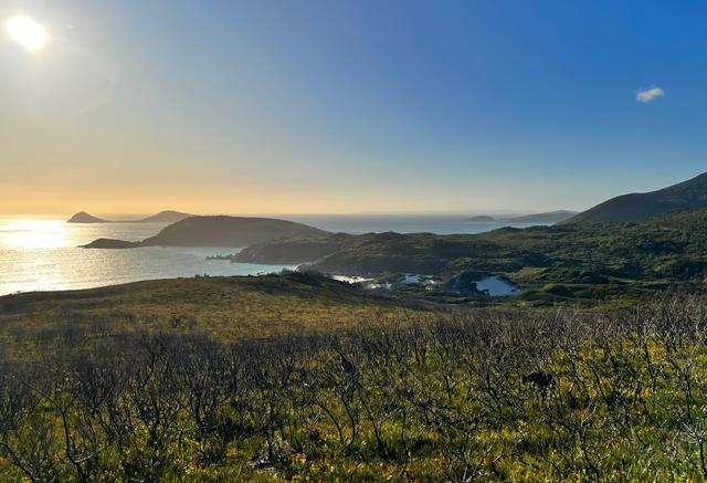 Magnifique vue entre Mer et Montagnes, depuis la balade Tidal Overlook Circuit
