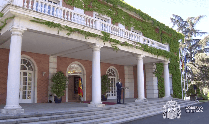 Pedro sanchez annonce sa decision -moncloa