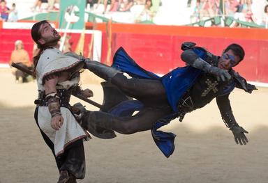 fête moyen âge à Estella en Espagne