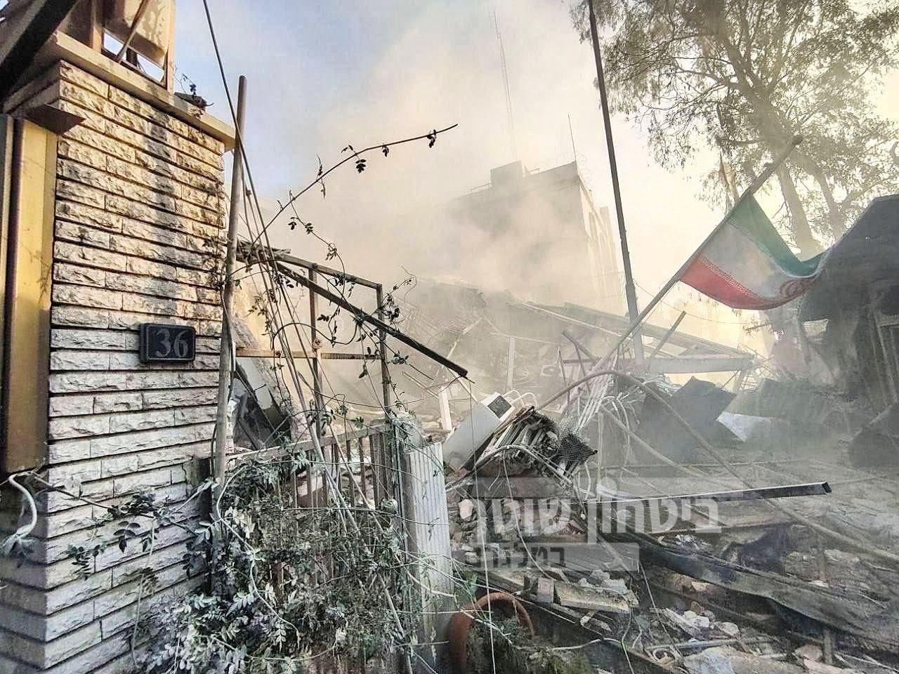 attaque de l'ambassade iranienne à damas