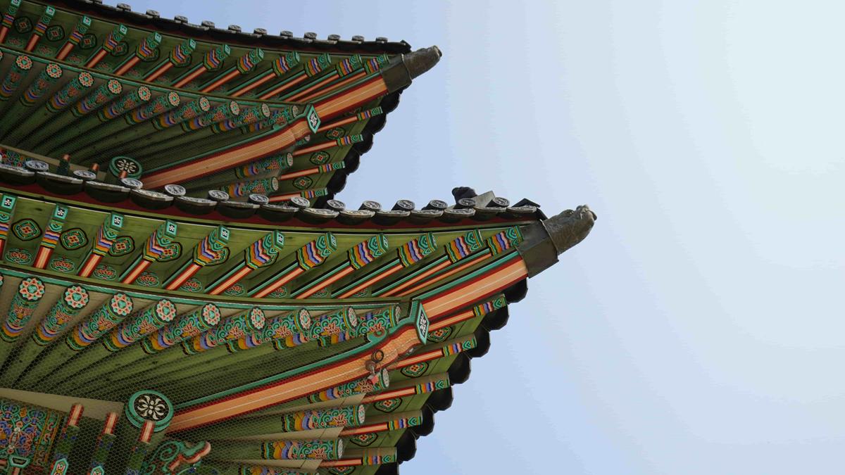 Le palais de Gyeongbok à Séoul.