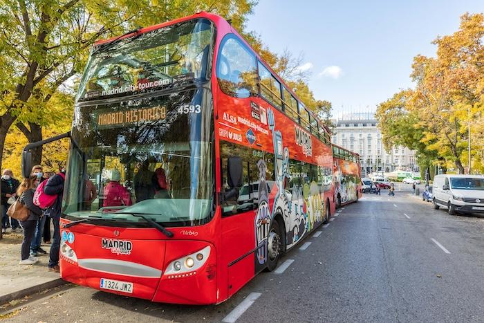 Bus touristique madrid city tour
