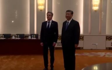 Blinken et Xi Jinping Pékin