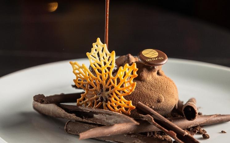 truffe au chocolat restaurant les dunes la marsa