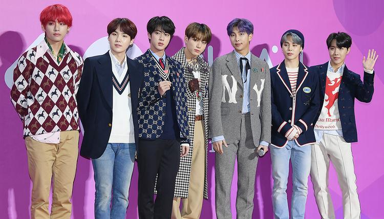 BTS au Melon music awards, en 2018.