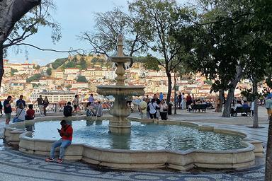 Lisbonne Mirador São Pedro de Alcantara