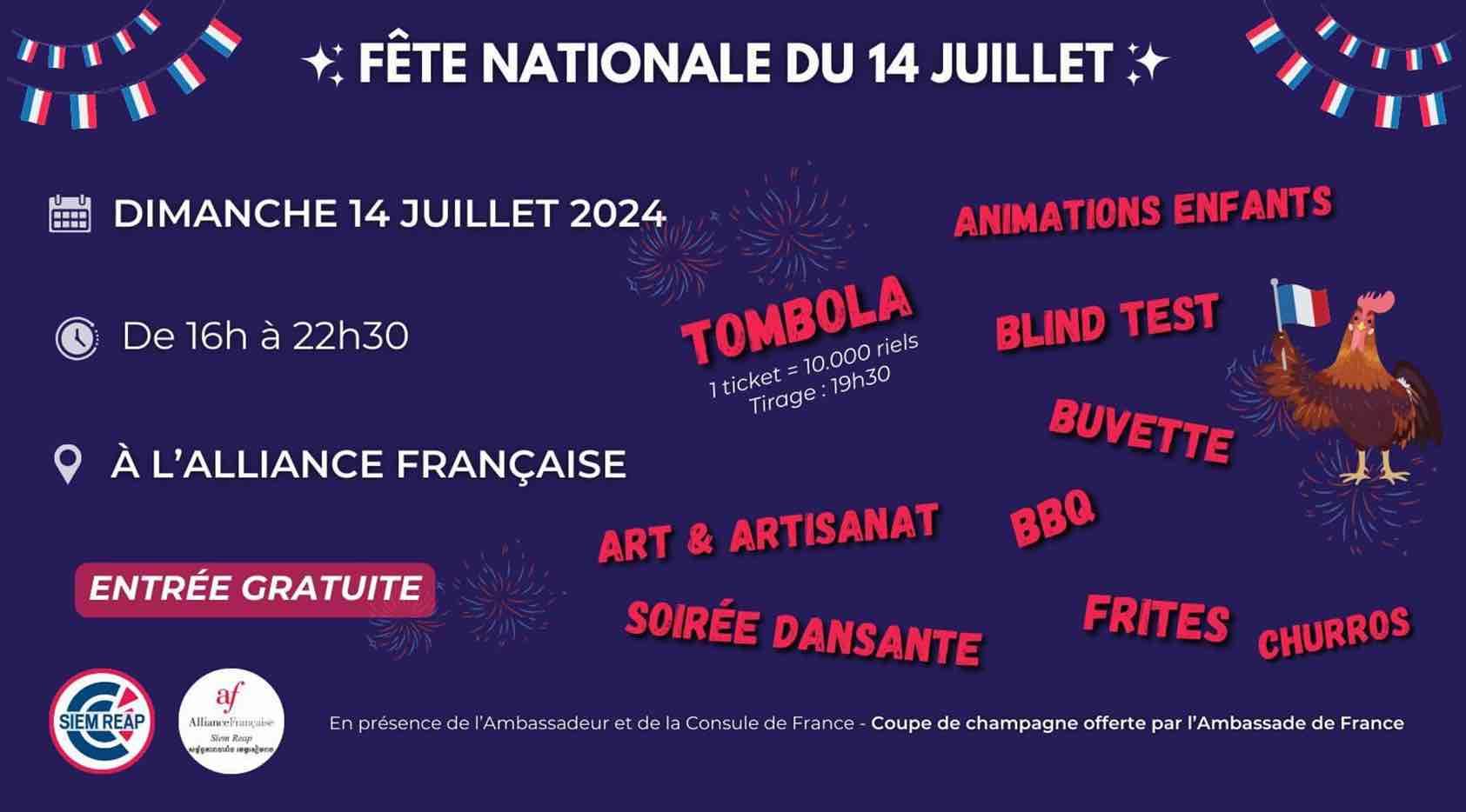 14 juillet à Siem Reap