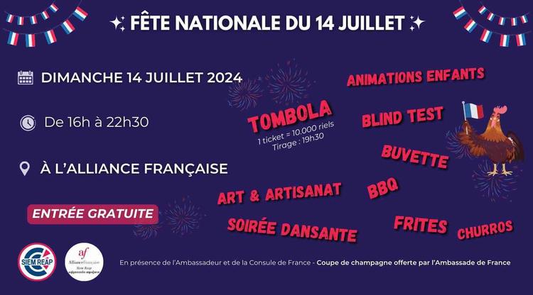 14 juillet à Siem Reap