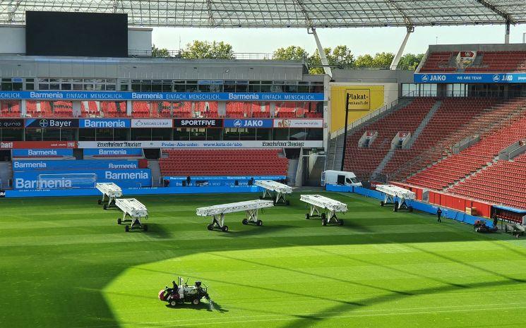 Stade de foot désert en Allemagne