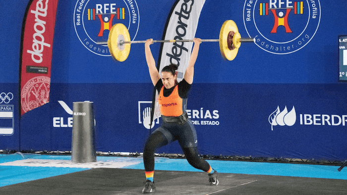 compétition d'halterophilie à valencia