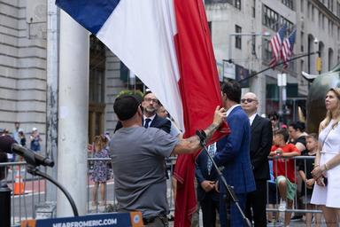 le lever de drapeau à bowling green