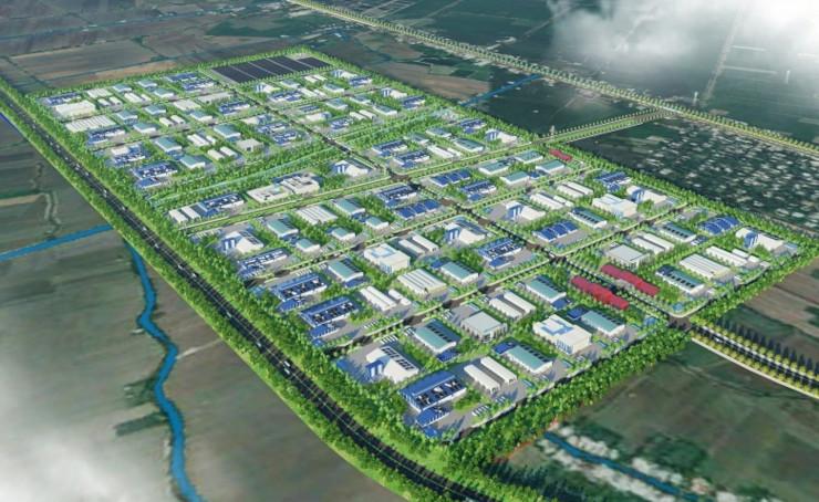 Parc industriel Vietnam - Singapour à Can Tho - prêt a à accueillir les usines