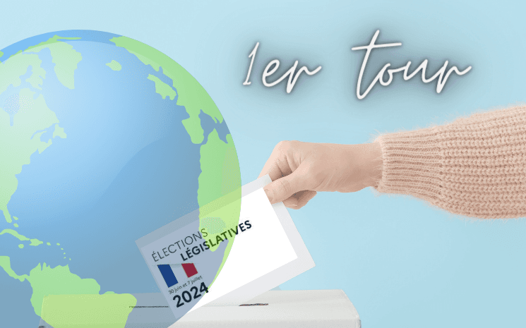 Les résultats du 1er tour des Français de l'étranger aux Législatives 2024