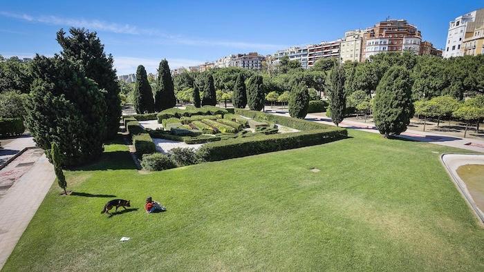 Le jardin du turia à valencia
