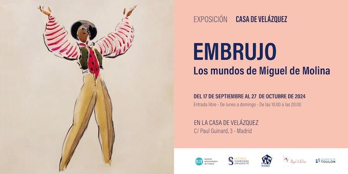 affiche exposition -Embrujo-Los-mundos-de-Miguel-de-Molina