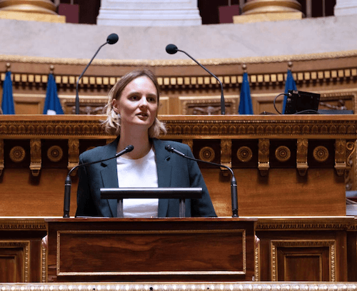 Mathilde Ollivier au Sénat