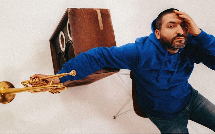 Ibrahim Maalouf avec sa trompette