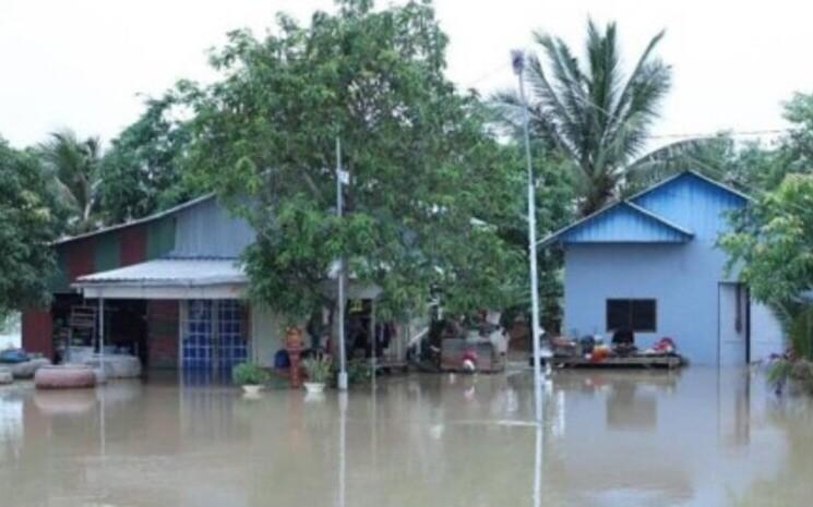 Des inondations en juillet 2024 au Cambodge. Photo : Hak Sokmakara, gouverneur adjoint de Kandal