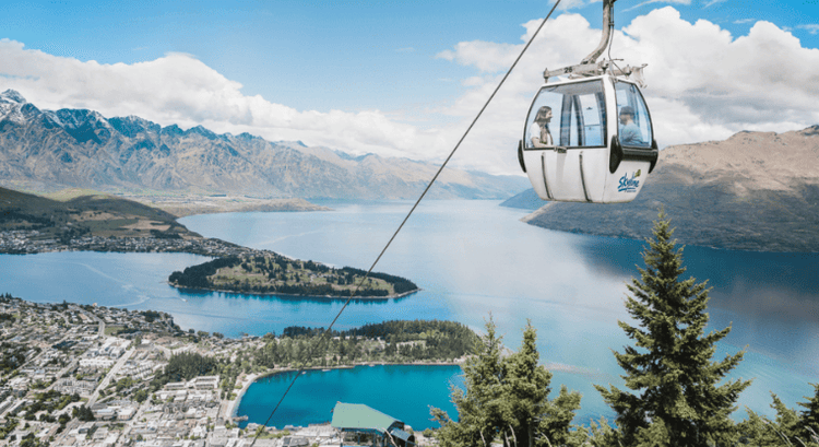 La skyline de Queenstown