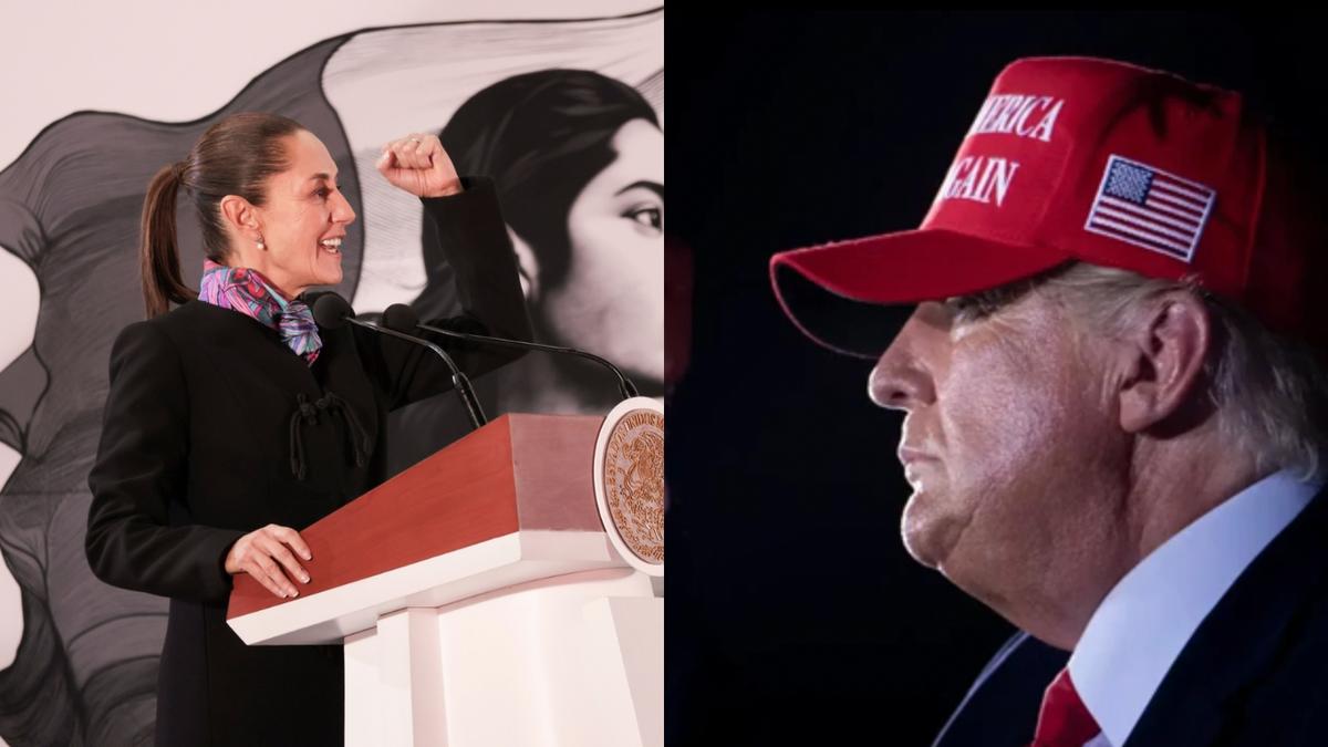 Photo de Claudia Sheinbaum et Donald Trump