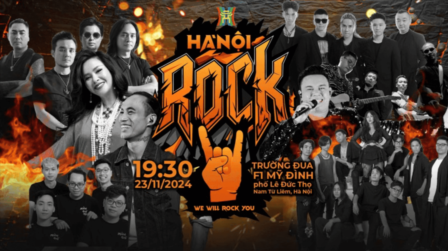 Affiche du Hanoi-Rock festival 2024