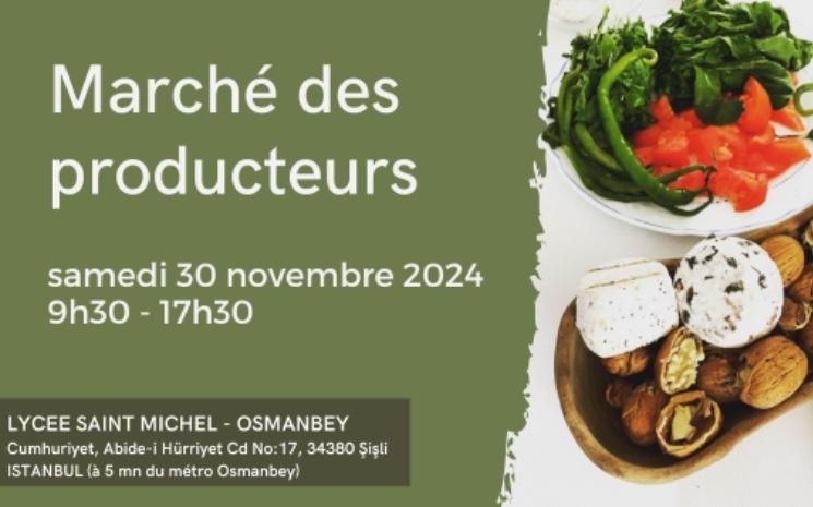 Marché producteurs Istanbul 2024