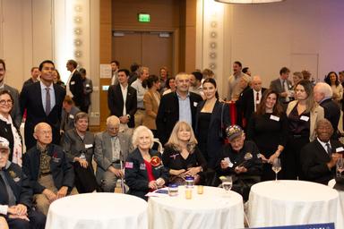 Veteran à la celebration du 11 Novembre à San Diego