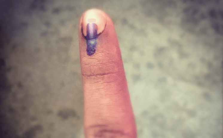 Photo d'un doigt