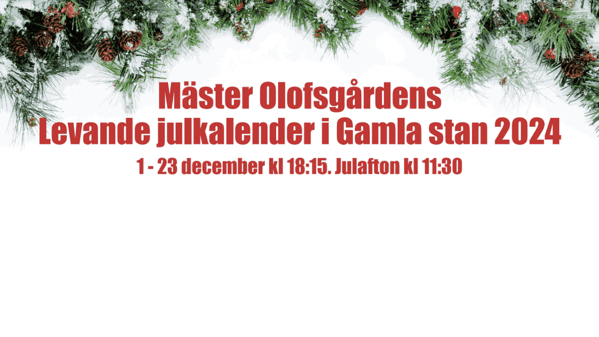 Calendrier vivant Gamla stan