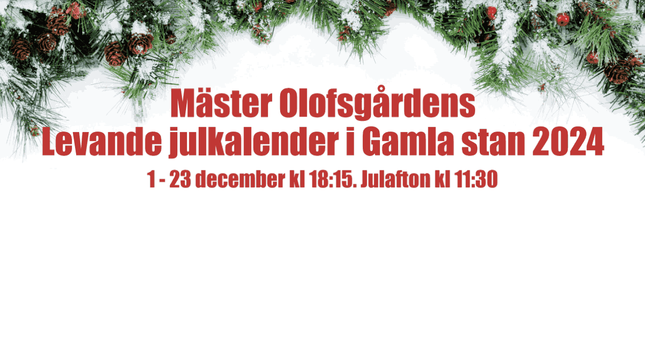 Calendrier vivant Gamla stan