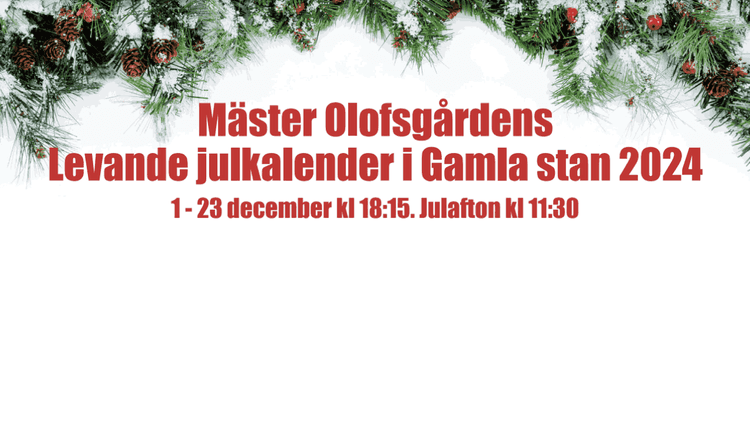 Calendrier vivant Gamla stan