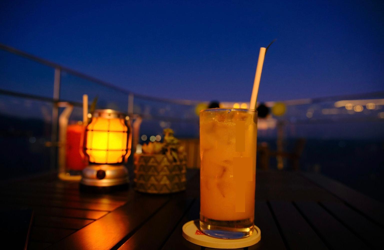 Drinkls sur un Rooftop à San Francisco