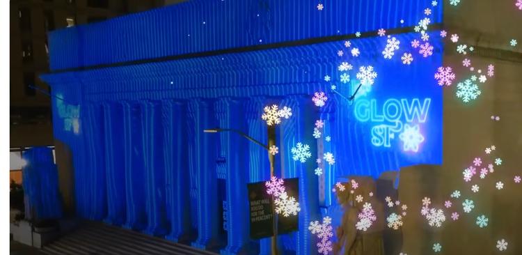 Let's Glow SF Monument éclairé