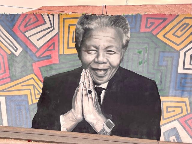 Peinture murale Mandela Brazzaville_0