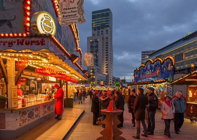 photo d'un marché de noël