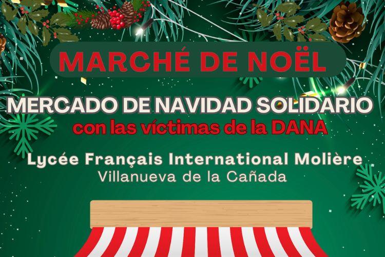 affiche marche de noel 2024 lycee moliere madrid