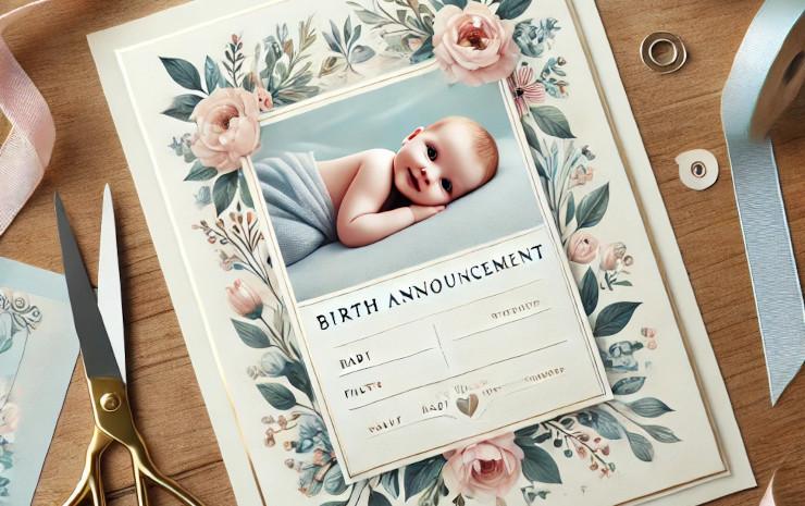 Faire-part de naissance : Créez et personnalisez des souvenirs inoubliables