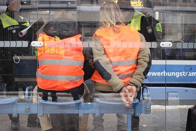 Activistes du groupe La dernière Génération interpellés à Munich