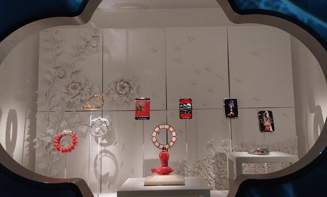 Créations exposées à l'exposition Cartier au musée de Shanghai