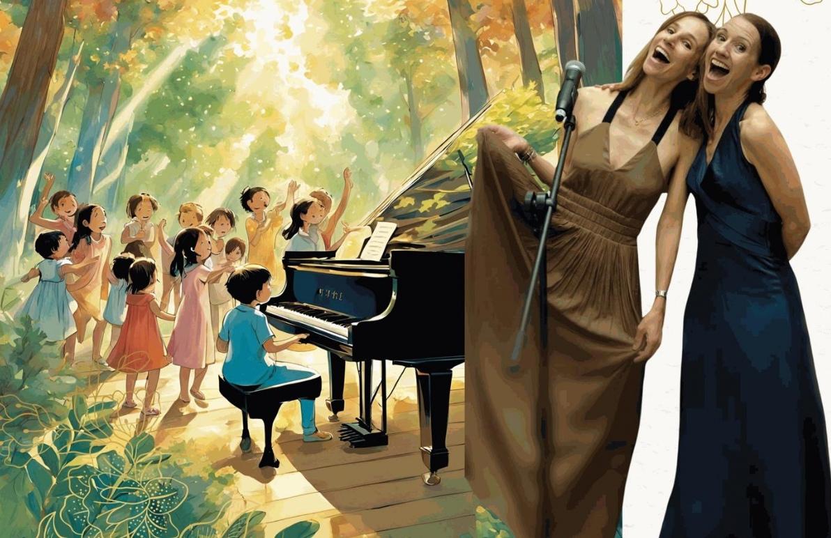 photo de Chloé de Laubier et Fleur Pont