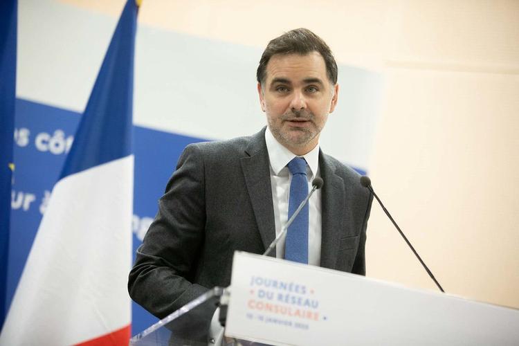Laurent Saint Martin lors des Journées du réseau consulaire à Paris