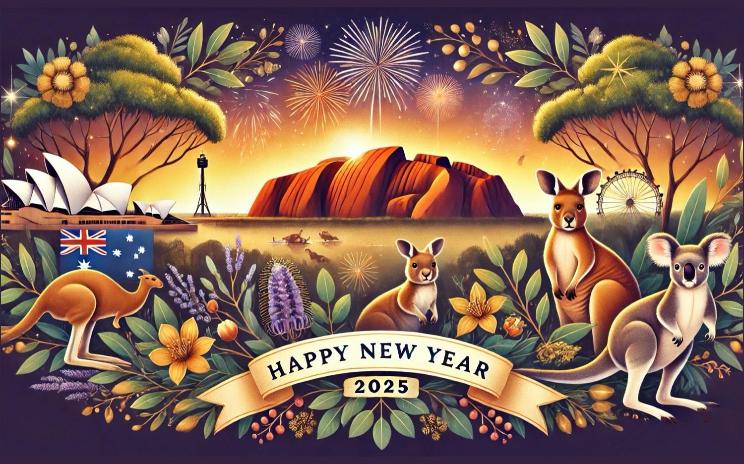 Lepetitjournal.com Australie vous souhaite ses meilleurs voeux pour 2025