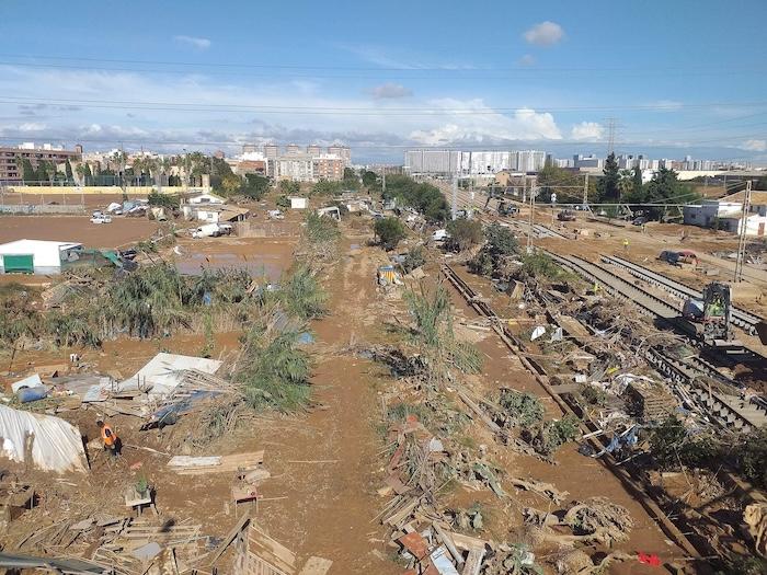 commune de sedavi après le passage de la dana