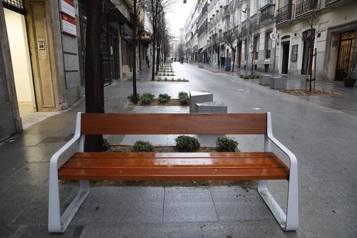 quartier de salamanca à madrid avec rue pour les piétons