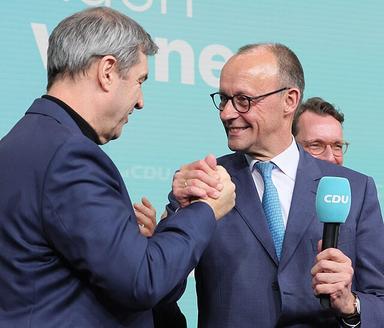 élections fédérales allemandes Merz enjoué de sa victoire