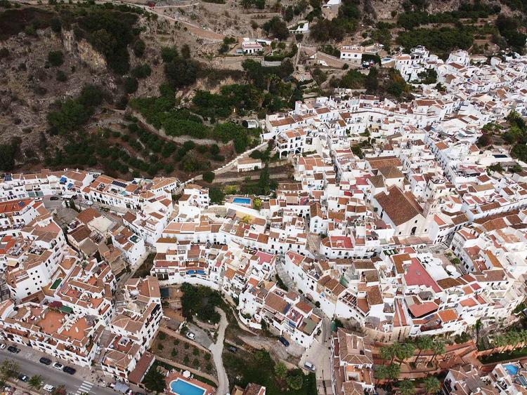 Frigiliana image vue d'en haut